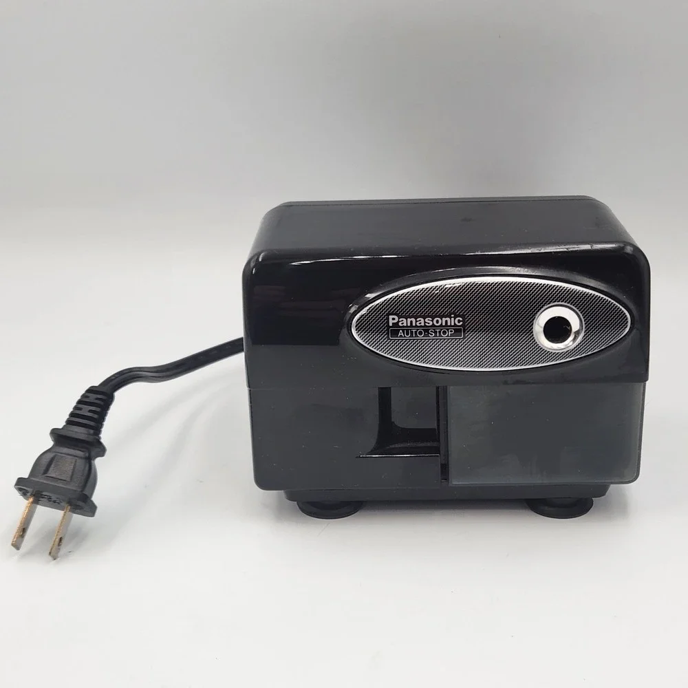 Panasonic Electric Pencil Sharpener KP310 Auto Stop Black Office School